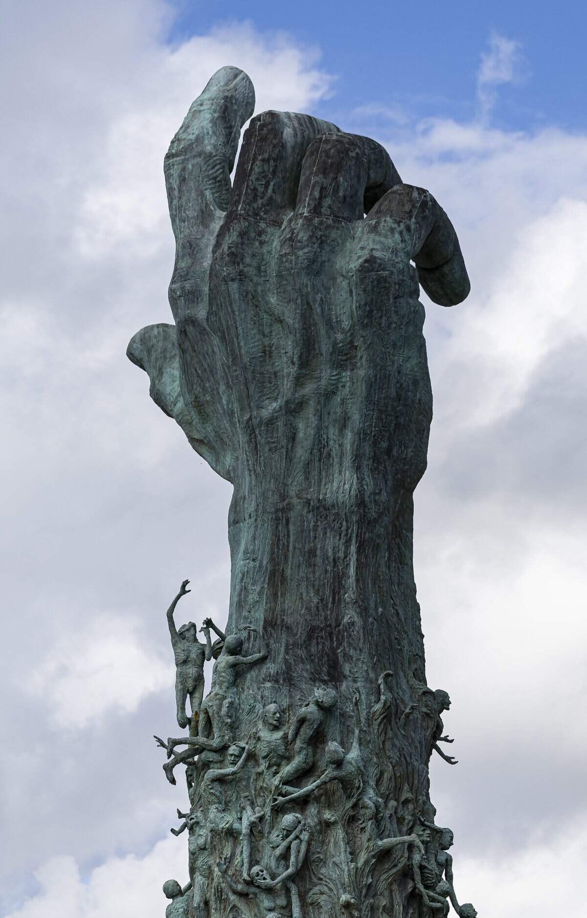 A view of ‘The Sculpture of Love and Anguish,’ by Kenneth Treister at the Holocaust Memorial Miami Beach on Friday, Jan. 23, 2026, in Miami Beach, Fla.