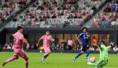 Messi scores four goals to lead Inter Miami to 7-1 romp over Montreal