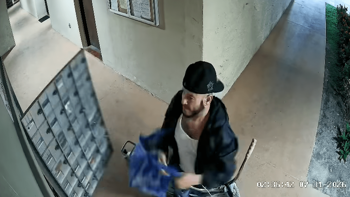 Video captures man stealing mail at apartment complex in West Miami-Dade – NBC 6 South Florida