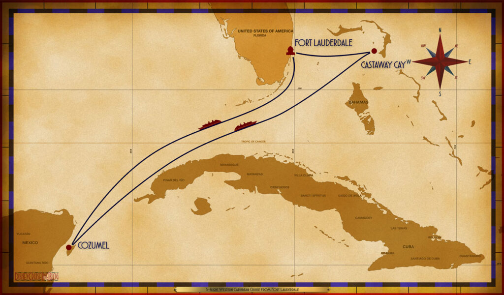 Map Destiny 5 Night Western Caribbean PEF SEA CZM SEA GOC