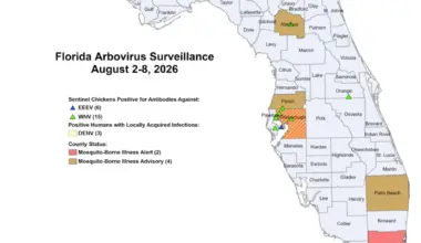 Mosquito Illness Alerts Florida Via FL Dept Of Health 2026