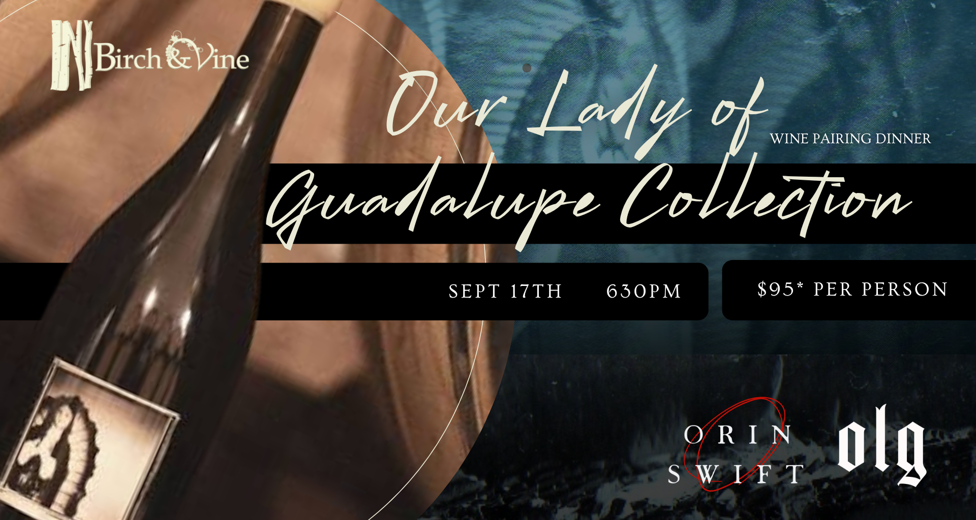 Our Lady of Guadalupe Collection Wine Dinner