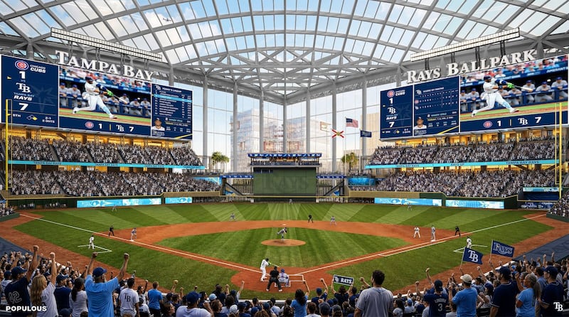 Rays ballpark rendering