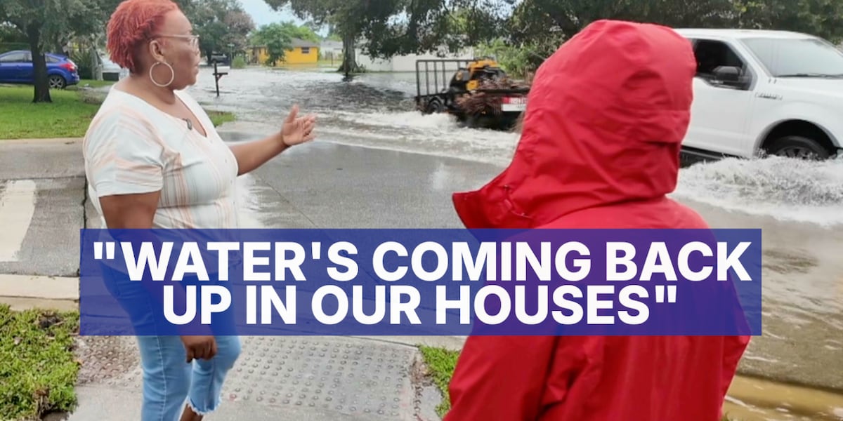 Flooding that trapped residents in Indiantown's Booker Park neighborhood prompts drainage concerns