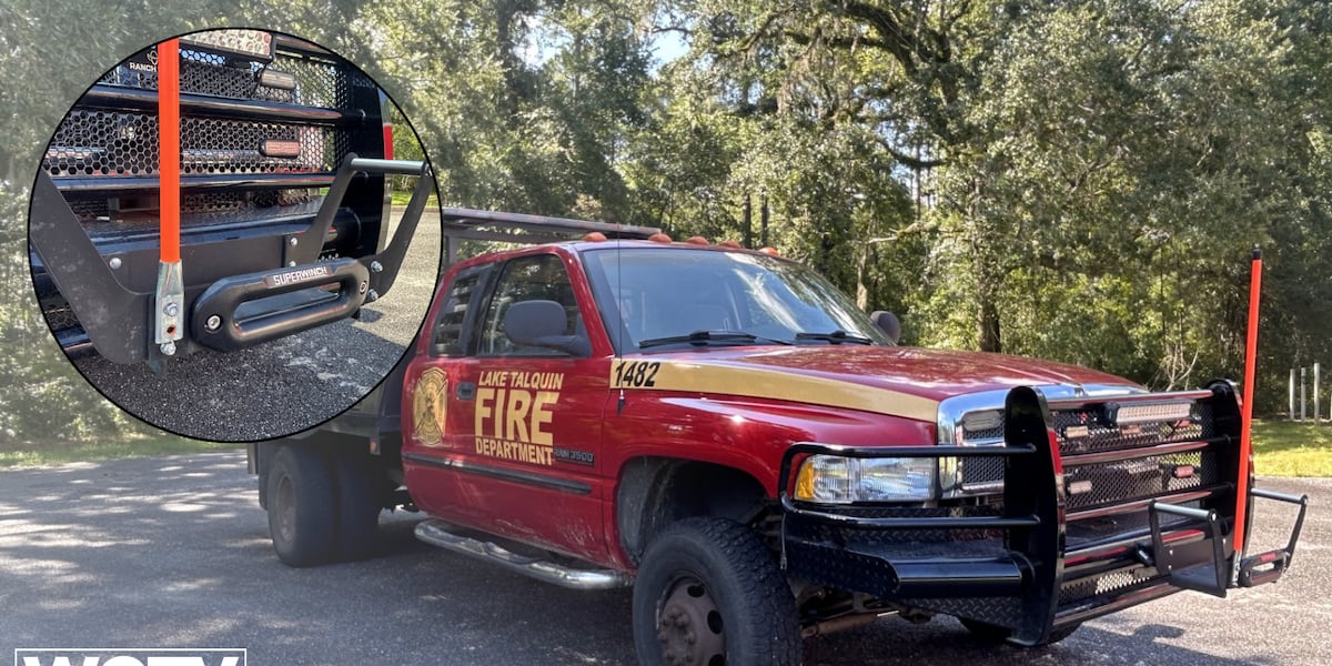 Lake Talquin Volunteer Fire Department seeking answers after winch stolen off truck