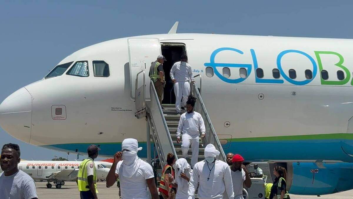 More than 160 Haitian nationals were deported to Haiti on Thursday, Aug. 20, 2026, aboard an Immigration and Customs Enforcement charter flight. More than 160 Haitian nationals were deported to Haiti on Thursday, Aug. 20, 2026, aboard an Immigration and Customs Enforcement charter flight.