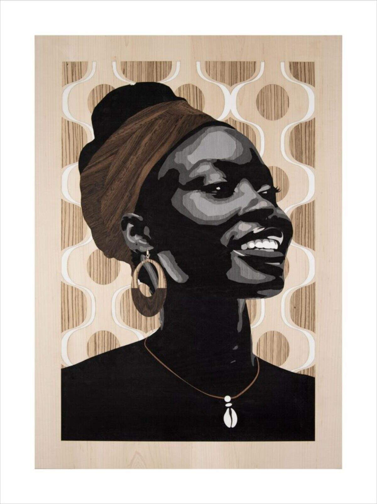 “Ebony Portrait” by Milton Mizell.