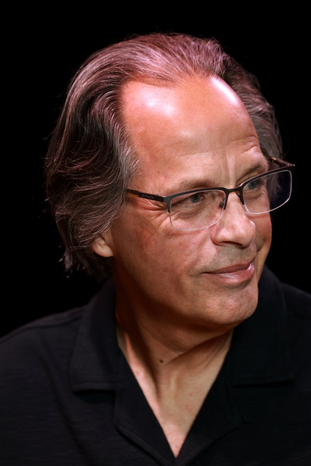 Playwright Jeff Rusnak in the auditorium of the African-American Research Library and Community Center in Fort Lauderdale, Saturday, Aug. 15, 2026. Rusnak wrote a play about the 1935 lynching of Rubin Stacy in Fort Lauderdale. (Mike Stocker/South Florida Sun Sentinel)