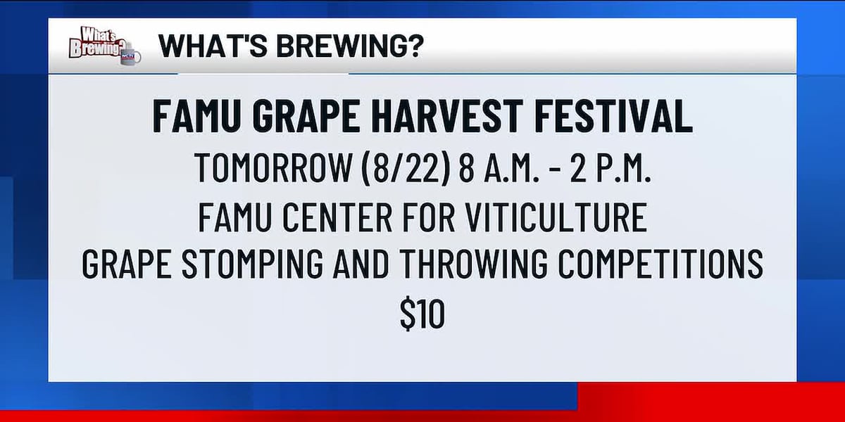 What’s Brewing - FAMU Grape Harvest Festival