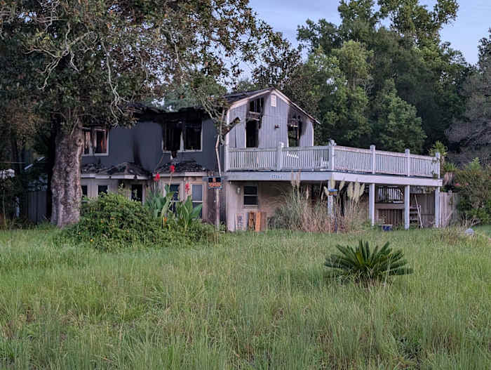 Fire destroys home in Duclay area on Jacksonville’s Westside