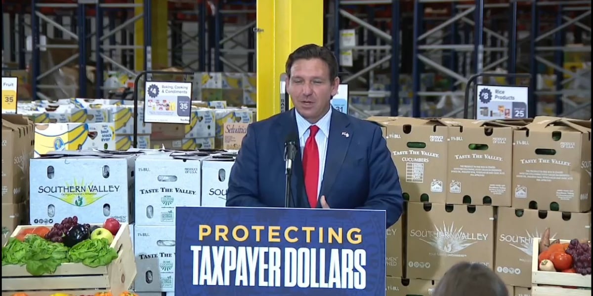 DeSantis discusses Rays stadium site, announces EBT restrictions during Tampa visit