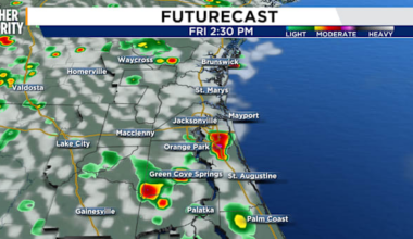 High heat, afternoon storms Friday for Northeast Florida, Southeast Georgia