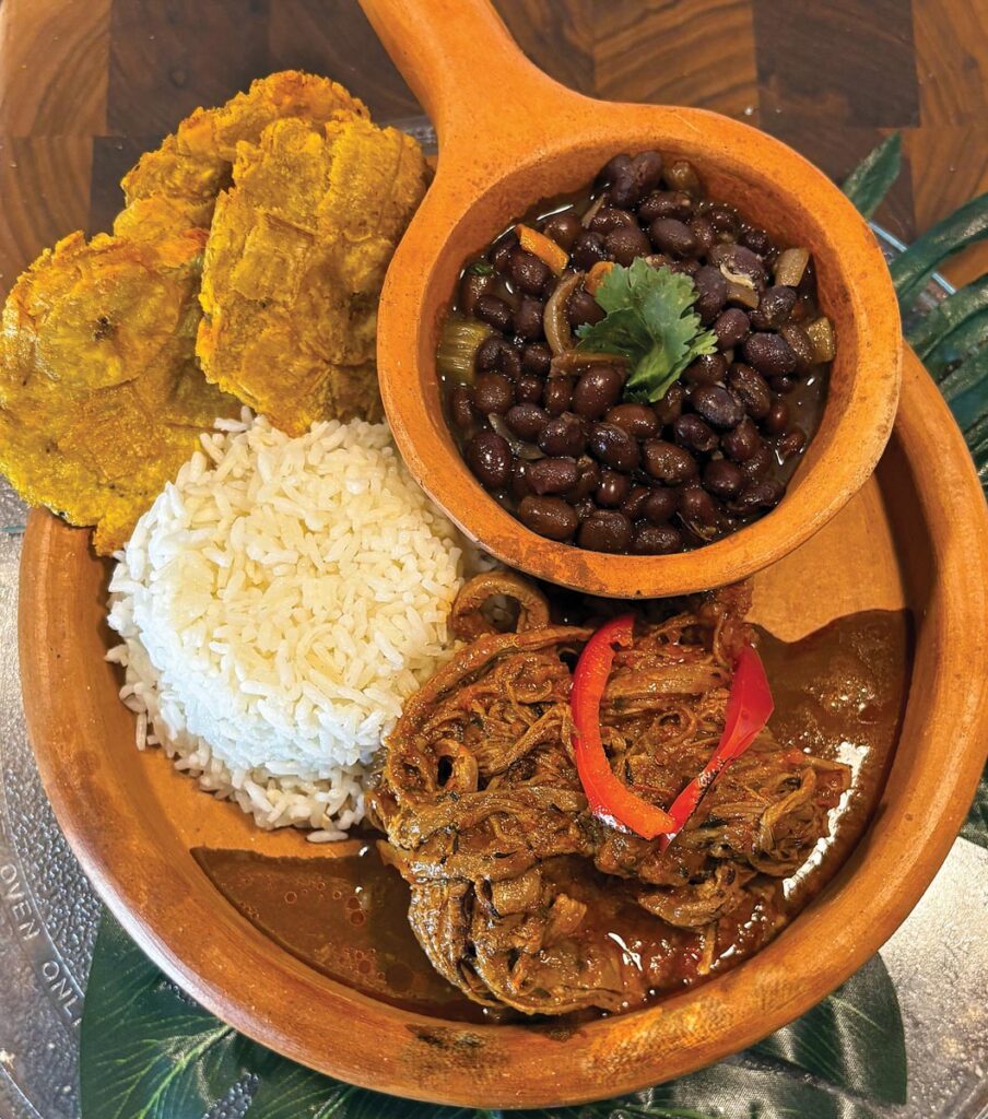 Ropa vieja bowl. Photo courtesy of Old Havana Café