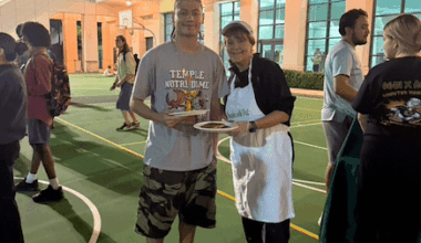 Serving pancakes with a purpose