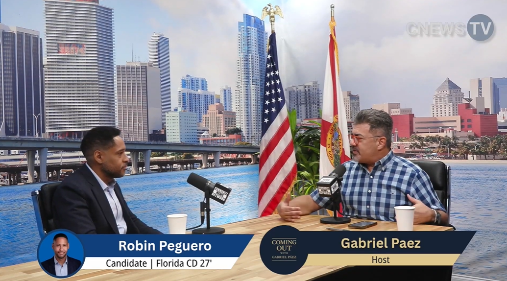 Robin Peguero, Candidate for Florida’s 27th Congressional District | Coming Out with Gabriel Páez