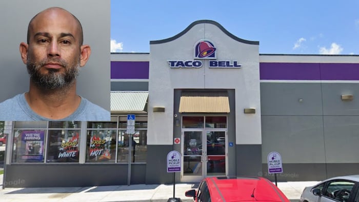 Man accused of smashing Taco Bell kiosks, TV menu in Hialeah