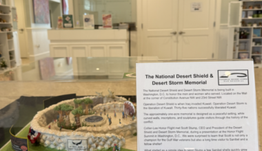 Shell piece created as tribute to service members - SANIBEL-CAPTIVA