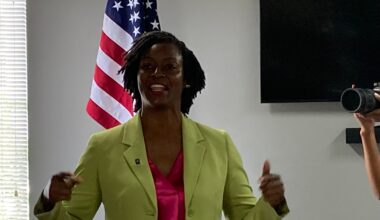 Angie Nixon rallies South Florida supporters against Moody.