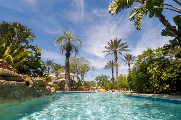 Recent upgrades to the property feature an enhanced pool and lazy river area as part of an expanded waterpark complex. (Patrick Connolly/Orlando Sentinel)