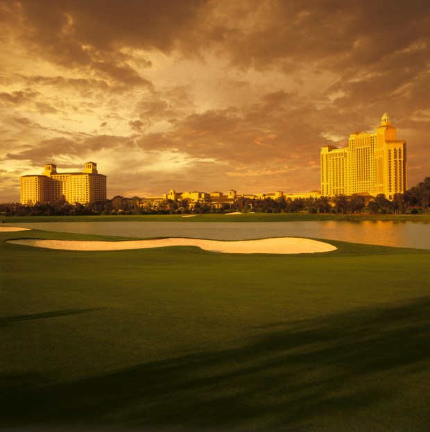 The $1.38 billion acquisition of the Grande Lakes Orlando Resort includes its 18-hole championship golf course designed by Greg Norman. (Grande Lakes Orlando)