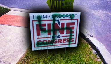 ‘I saw what Germany looked like in 1933:’ Florida congressman reports swastika on campaign sign