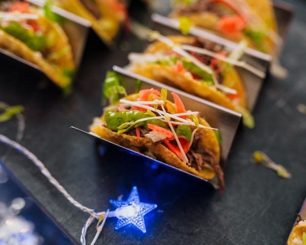 Beautiful handheld bites are the hallmark of Taste! Central Florida, which last year raised $285,000 to combat hunger in the Central Florida community. (Photo courtesy Taste! Central Florida)