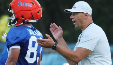Gators put on pads as Jon Sumrall gauges team's toughness