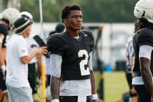 UCF freshman receiver Tyren Hornes signed with the Knights as the highest-rated receiver in program history. (Rich Pope/Orlando Sentinel)