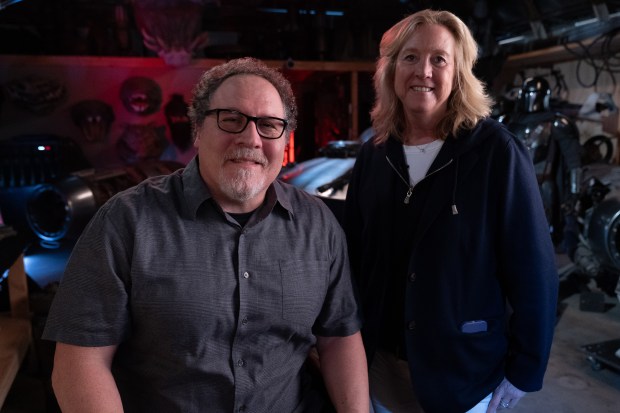 Filmmaker Jon Favreau ('Iron Man,' 'The Mandalorian and Grogu,' 'Elf') is seen in the new documentary "Disney Worldbuilders," directed by Leslie Iwerks ('The Imagineering Story'). The program debuts on Disney+ streaming service on Aug. 20. (Walt Disney Co.)