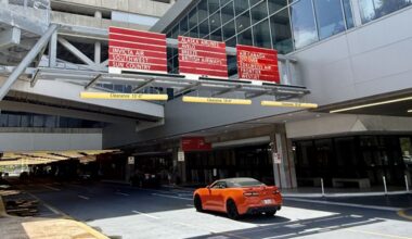 Travelers headed to the red side of the Tampa International Airport main terminal should be aware of a temporary detour. (Photo Courtesy: Tampa International Airport)