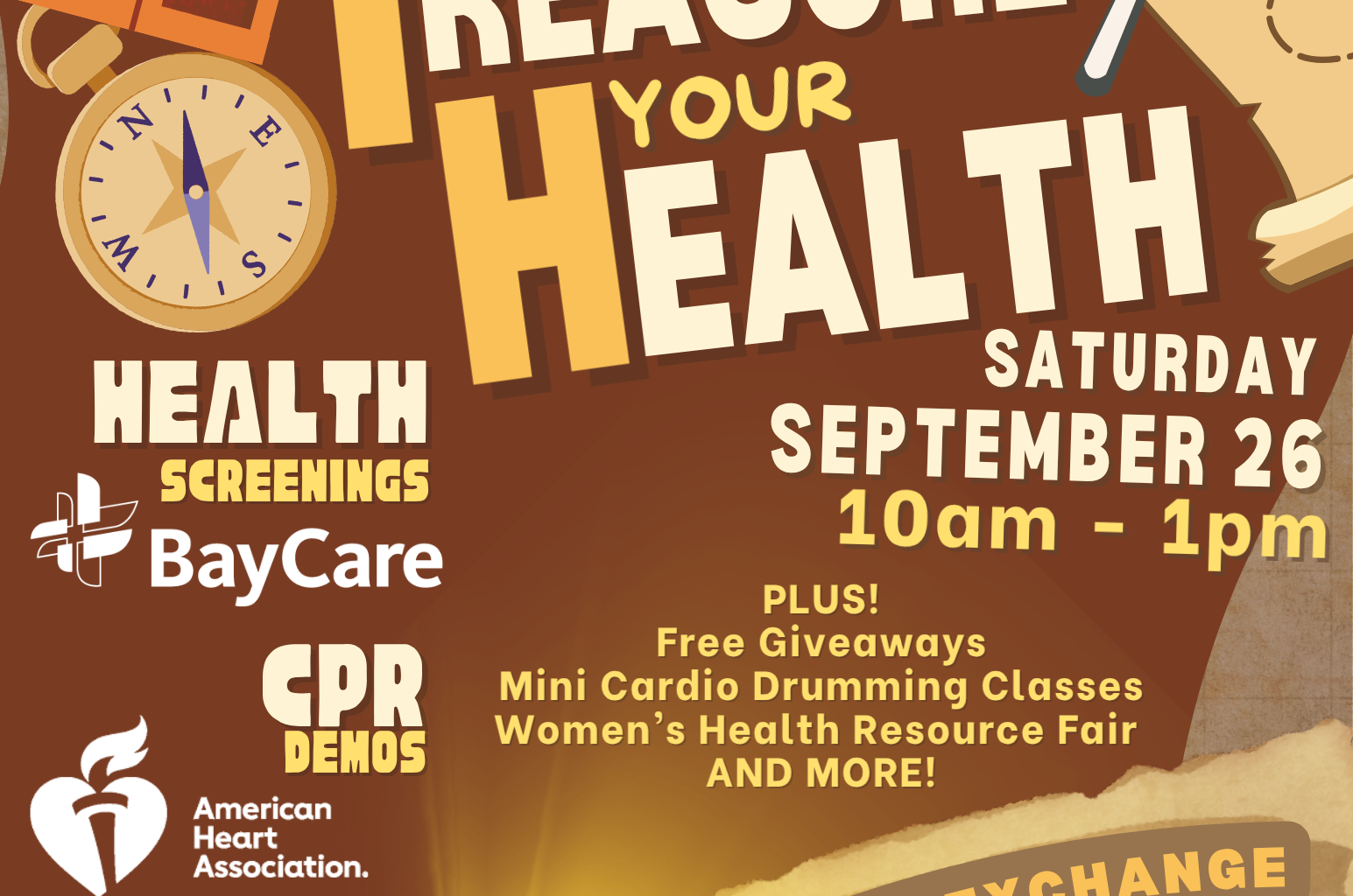 Free Community Wellness Event “Treasure Your Health” Comes to Lealman Exchange September 26