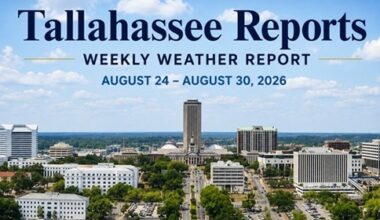 Tallahassee Weather: Heat Breaks, But Rainfall Deficit Deepens – Tallahassee Reports