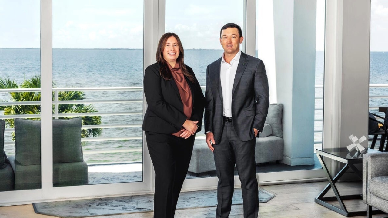 Katie Bickle and Chris MacLellan of MacLellan Bickle Wealth Partners in Tampa