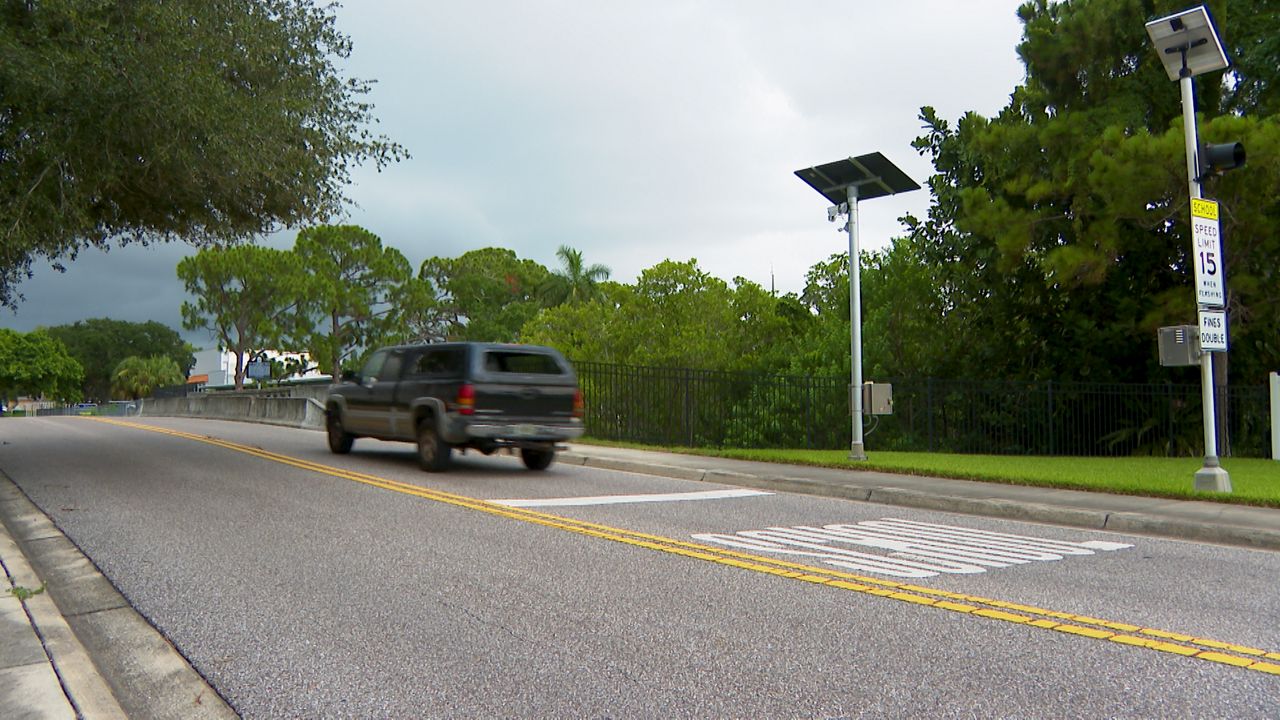 Camera in the City of Bradenton captures video and speed of every passing driver (Andy Cole/ Spectrum News)