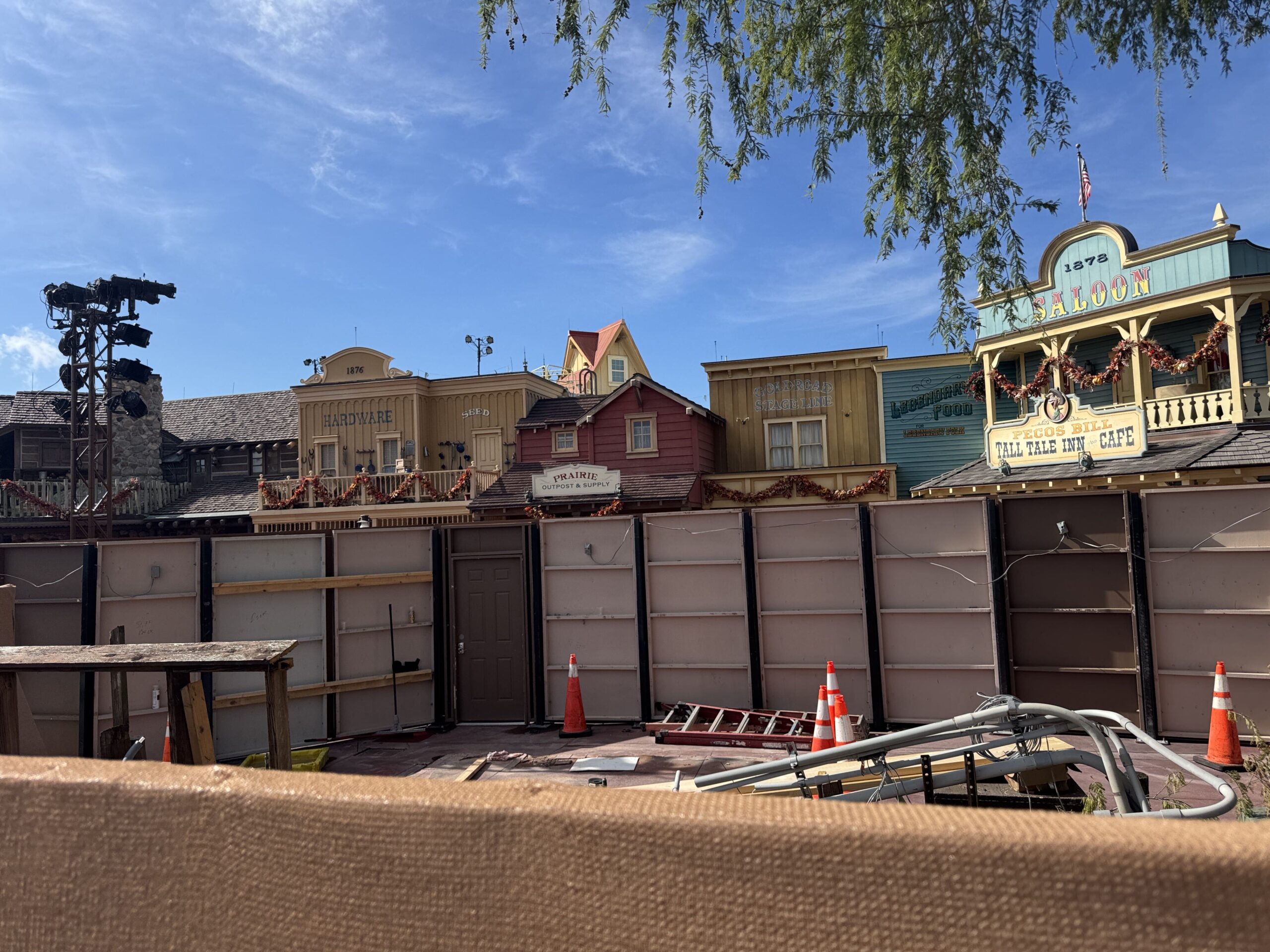 Less than two months after serving its final guests, Westward Ho has been completely demolished in Frontierland at Magic Kingdom.