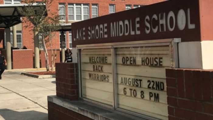 Person armed with knife arrested at Lake Shore Middle School on first day of classes