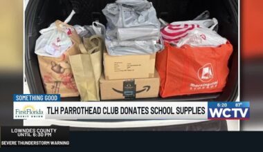 Something Good: Tallahassee ParrotHead Club donates school supplies