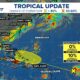 NHC watching two disturbances for low-end tropical development