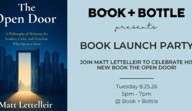 BOOK LAUNCH PARTY AND SIGNING for Matt Lettelleir's Debut Book: The Open Door!