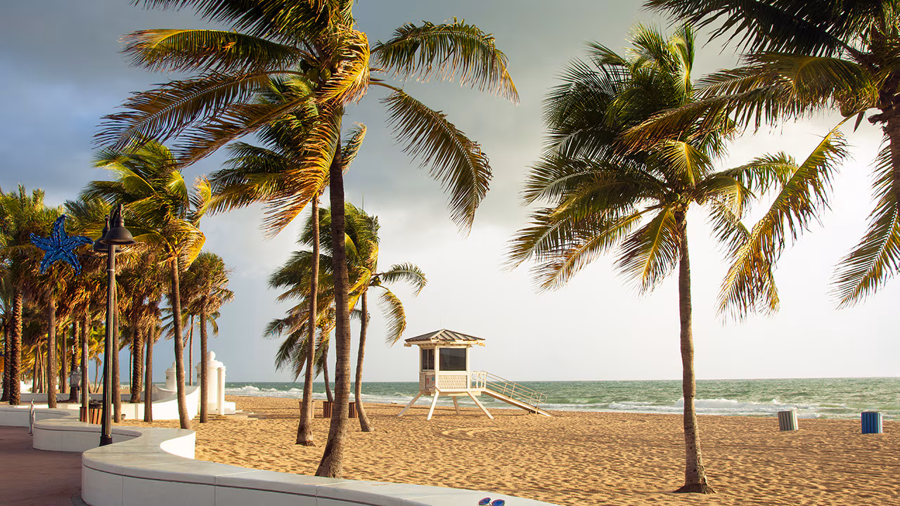 Discover Fort Lauderdale is far more than just a cruise port. Linger longer to explore its postcard beaches, innovative cuisine and maze of mansion-lined canals. Plan December to April brings the best weather, but also the biggest crowds. The shoulder months of May and November are compelling alternatives. Avoid the college spring-break crowds in March and peak hurricane season from July to October. Book Opposite the beach, the stylish AC Hotel by Marriott Fort Lauderdale Beach has 171 spacious rooms, many with views of the Atlantic Ocean or the Intracoastal Waterway. Facilities include a gym, pool, communal lounge and complimentary beach chairs and bike hire. Several airlines offer one-stop services to Fort Lauderdale, including Qantas, United and Delta. Flying out of Orlando or Miami? Consider catching Brightline, an excellent high-speed rail service that runs between Miami and Orlando, with stops in Aventura, Fort Lauderdale, Boca Raton and West Palm Beach. The writer was a guest of the Greater Fort Lauderdale Convention & Visitors Bureau.