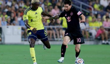 Messi's penalty kick saved as Inter Miami falls 4-1 to Nashville SC in Eastern Conference clash
