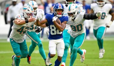 Miami Dolphins fall to 0-2 in preseason as New York Giants win 26-3; Quinn Ewers sits out with groin injury
