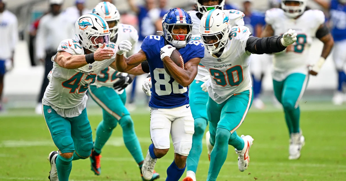 Miami Dolphins fall to 0-2 in preseason as New York Giants win 26-3; Quinn Ewers sits out with groin injury