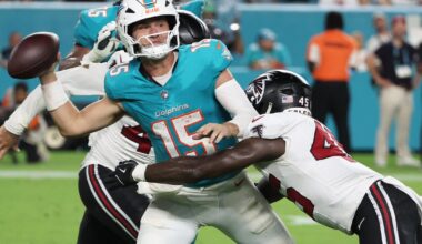 Tua Tagovailoa booed by Miami crowd in Falcons debut; Atlanta beats Dolphins 17-12