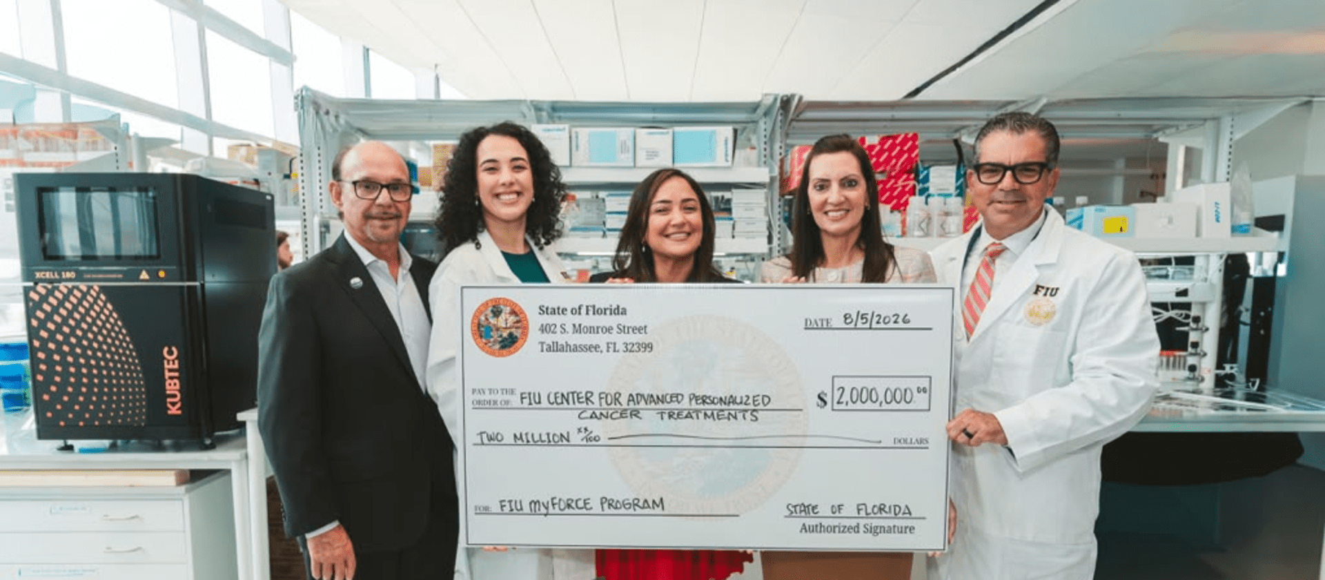 State of Florida invests $2 million to expand FIU’s personalized cancer treatment program