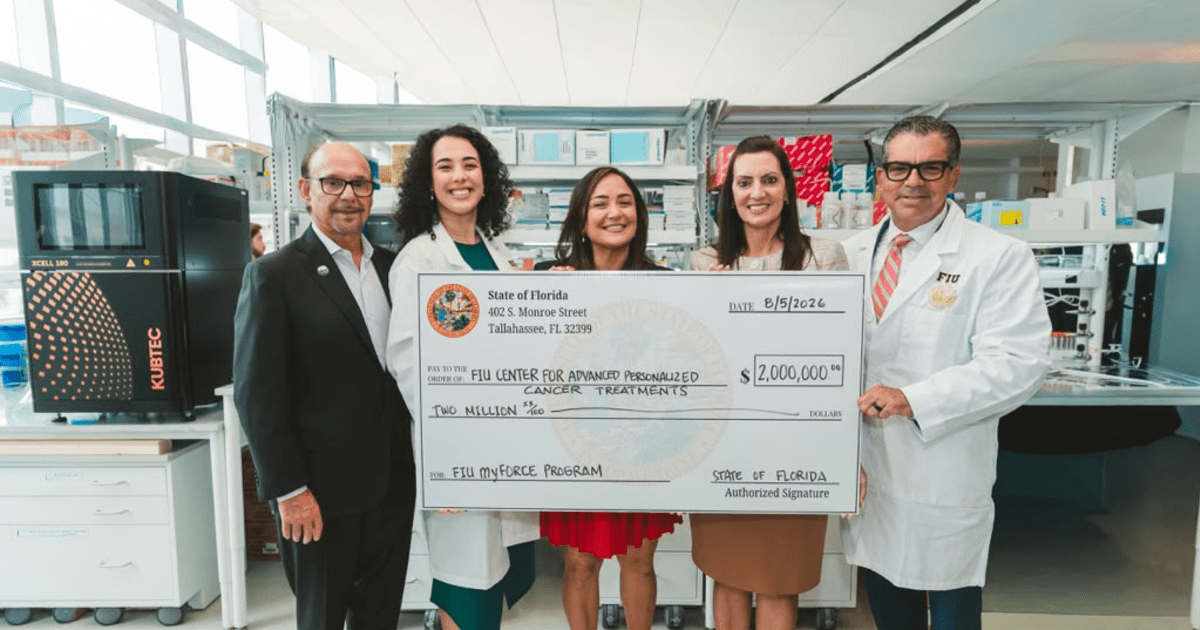 State of Florida invests $2 million to expand FIU's personalized cancer treatment program | FIU News