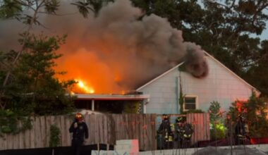 VIDEO: St. Pete house fire sends plume of smoke into the air on Fourth of July