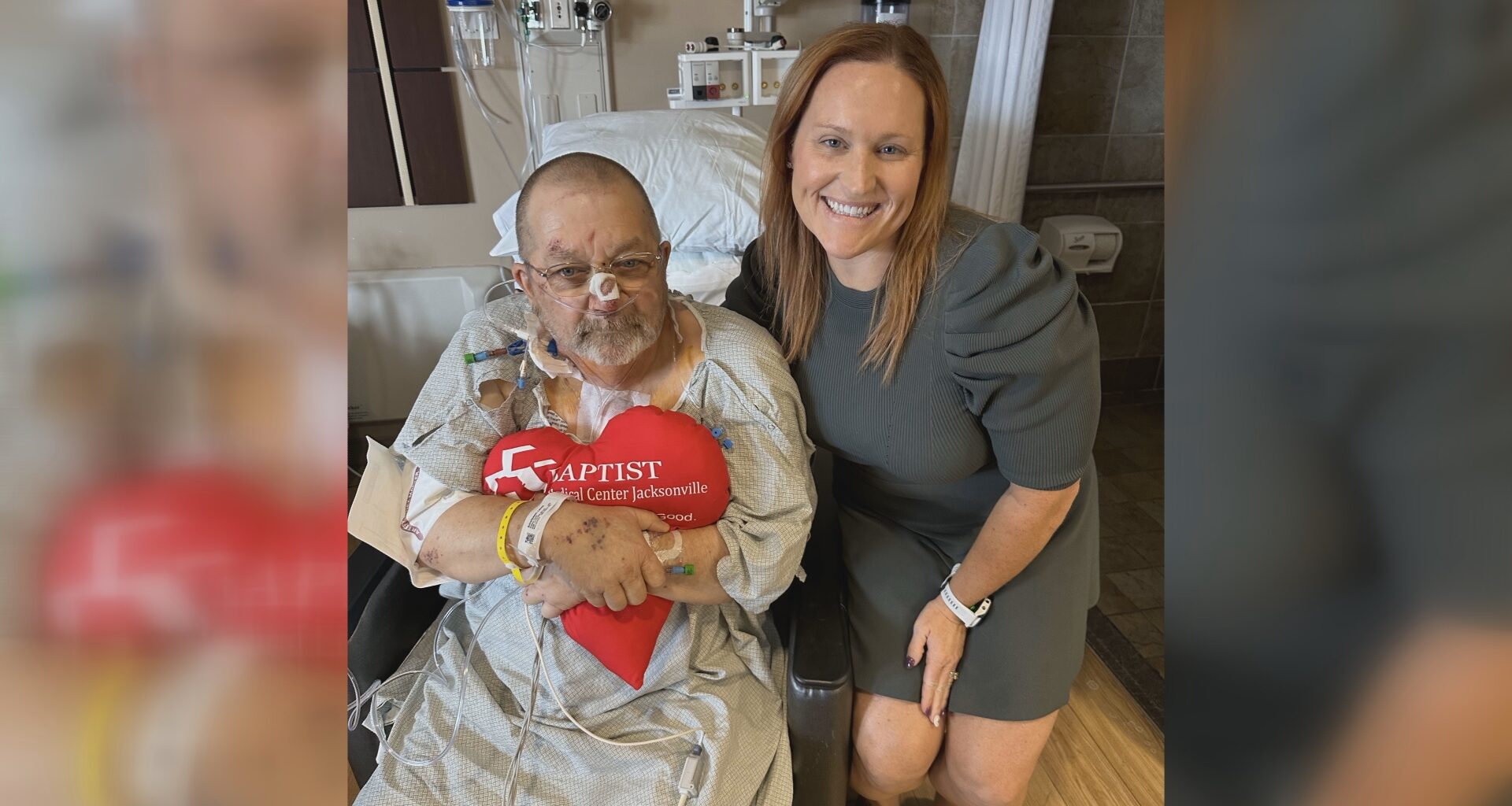 'Angel on Earth': Jacksonville Beach man credits woman with saving his life after heart attack
