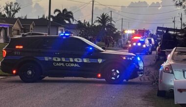 Large emergency response on Northwest 7th Street in Cape Coral