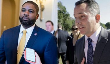 Republican U.S. Rep. Byron Donalds (left) and David Jolly (right). (AP Photos)